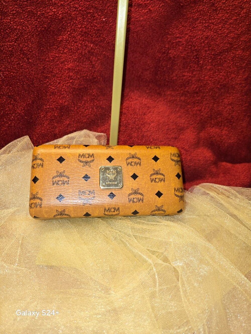 ✨ Authentic MCM Visetos Hard Shell Eyeglass / Sunglasses Case ✨